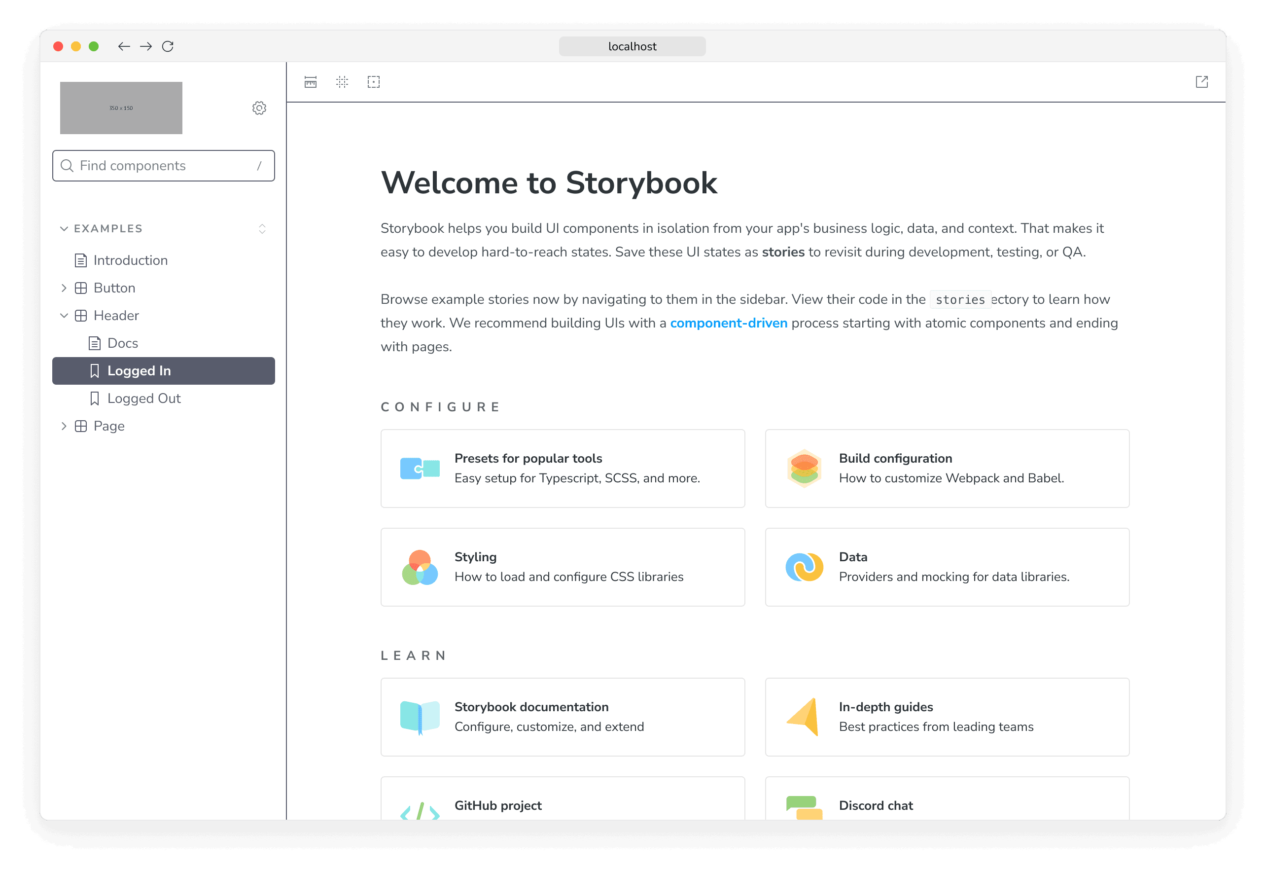 Storybook custom theme loaded